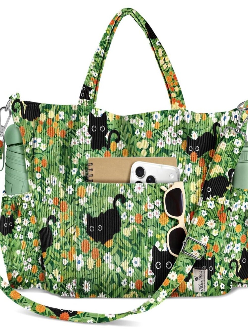 Corduroy Crossbody Tote Bag for Women